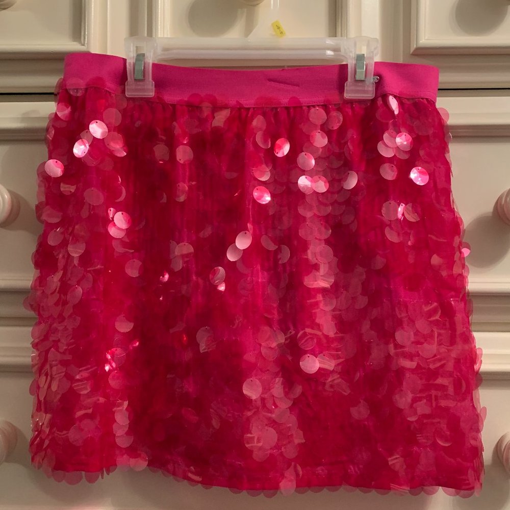 Aeropostale Pink Sequin Skirt Medium